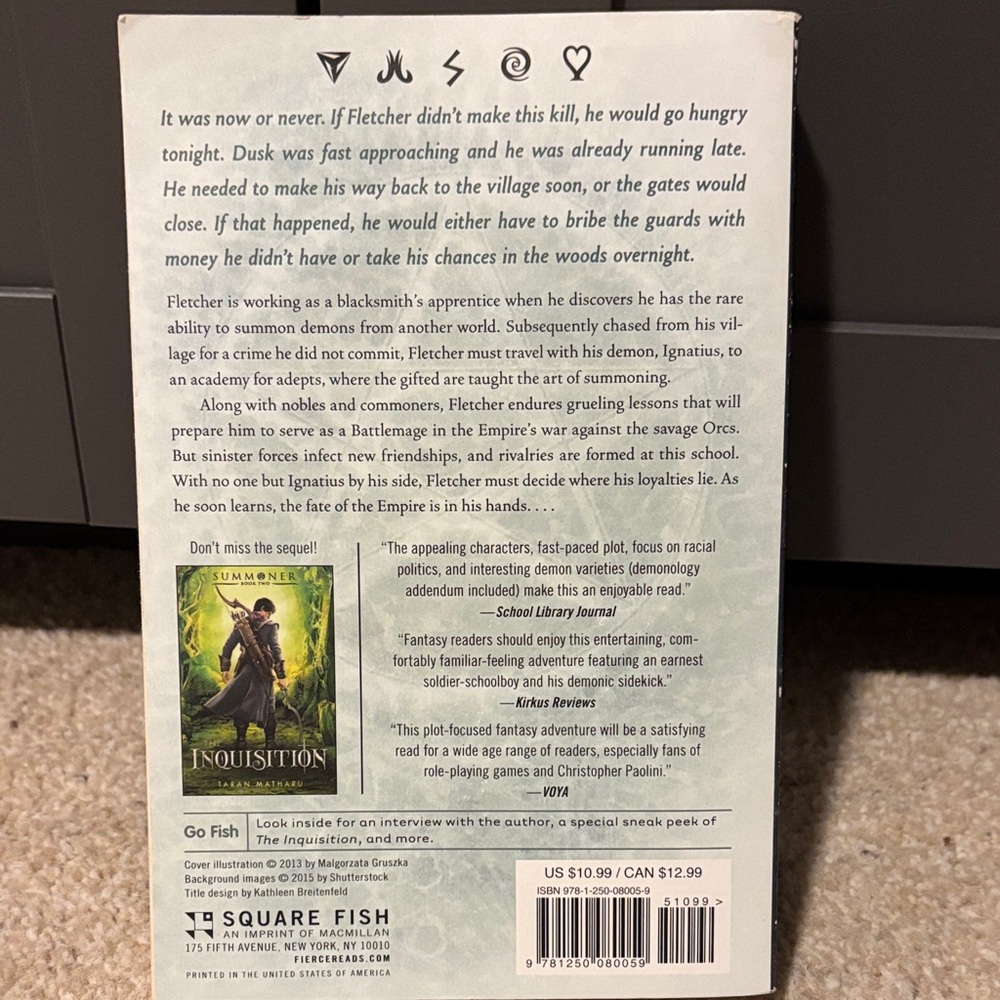 Novice by Taran Matharu Book - Picture 3 of 7